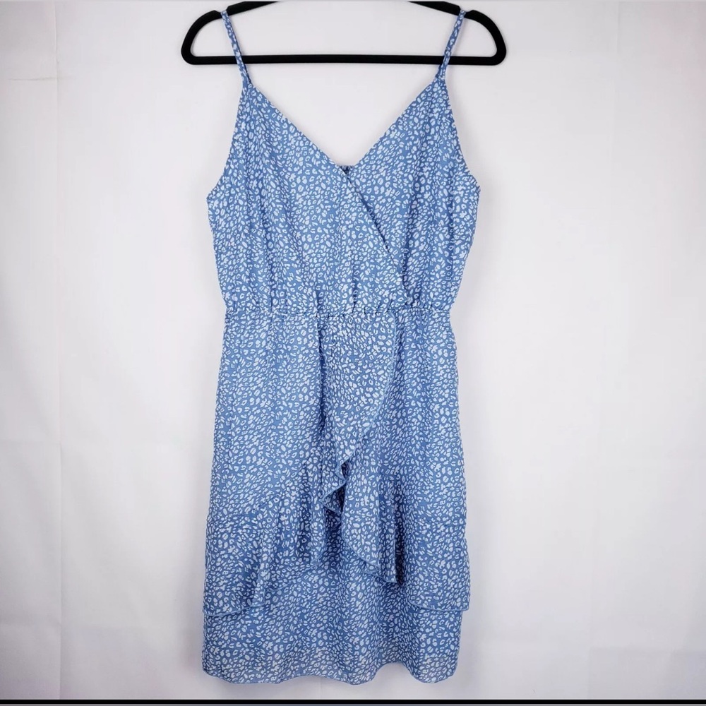 New women’s Spotted ruffle dress